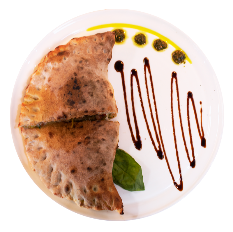 The Chicken Pesto Calzone